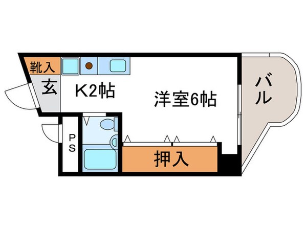 プレジールマンションの物件間取画像